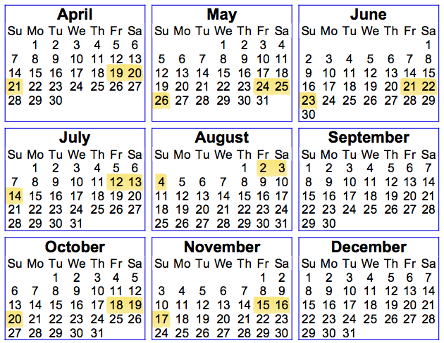 Susuki Swift Racing Series 2013 Calendar